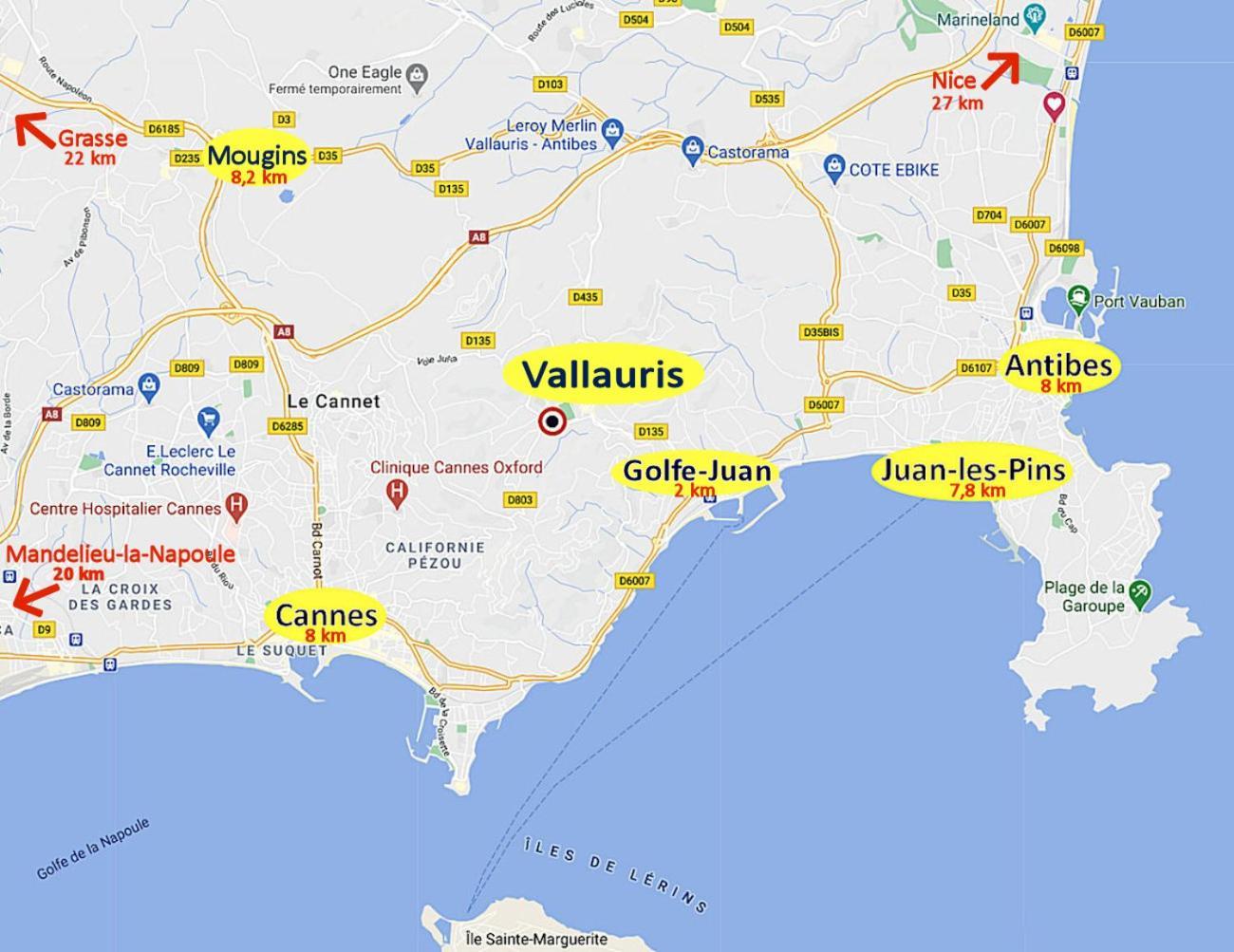 Douillet et calme, Jasmins Studio en Côte d'Azur Vallauris Exterior foto
